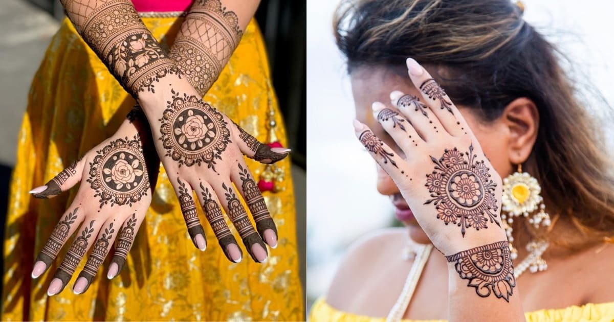 Simple Mehndi Designs For Back Hands