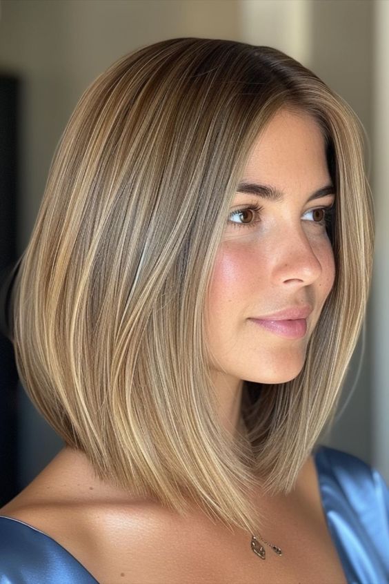 blonde bob cut