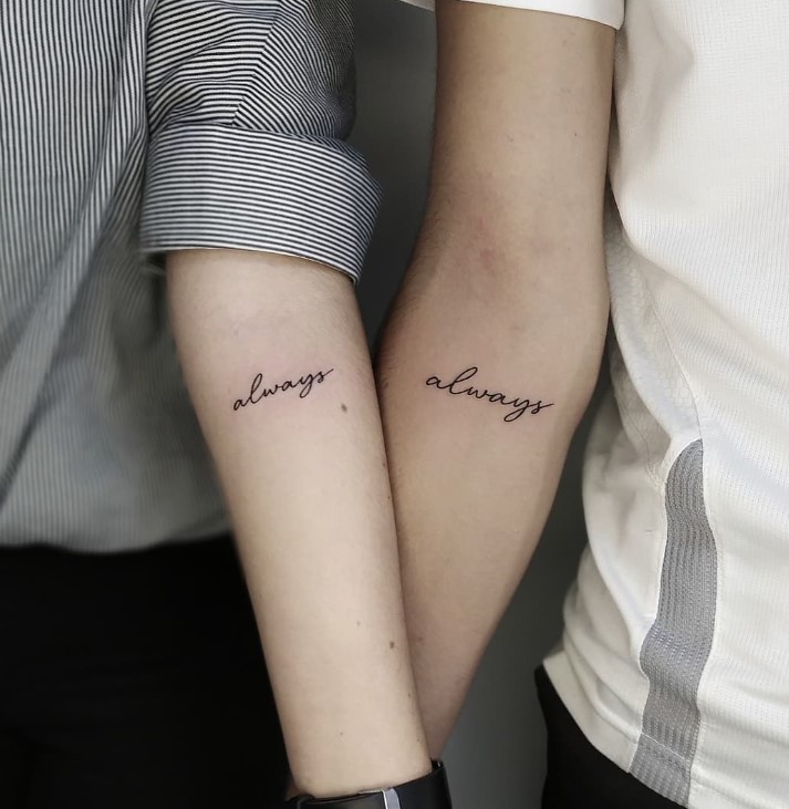 couple tattoos small