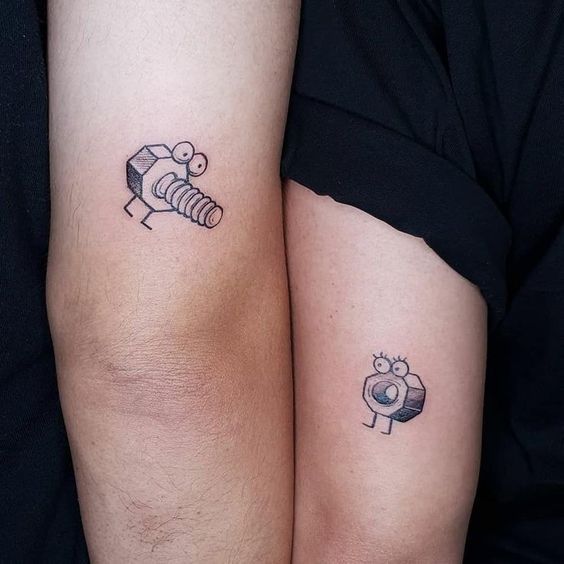 creative tattoos couple