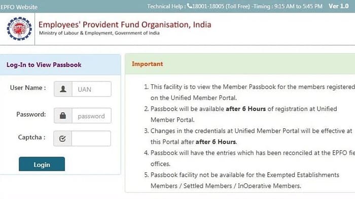 download EPF passbook