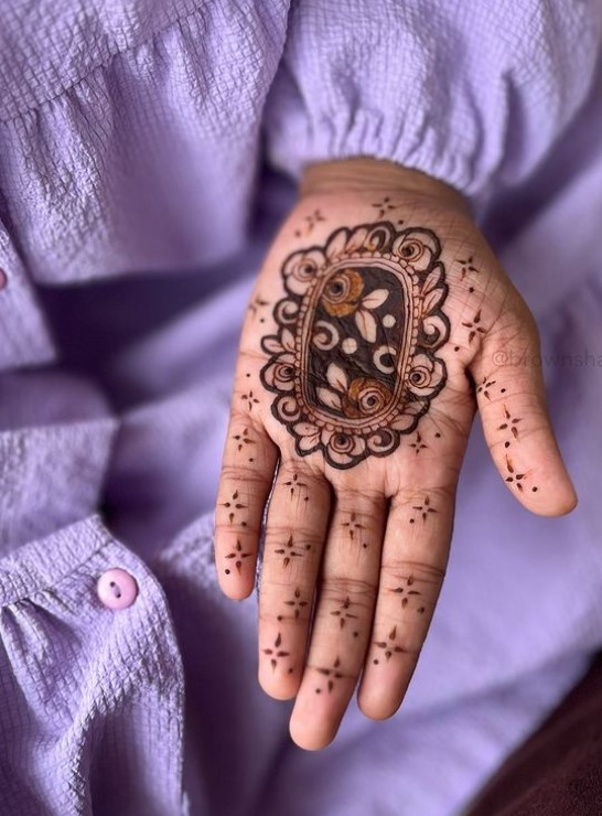 floral hennas for kids