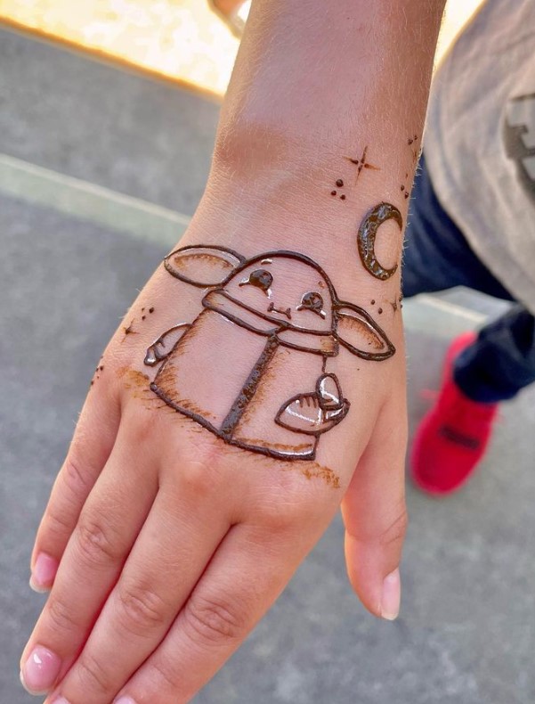kids mehndi design