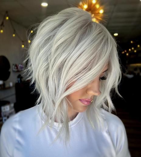 layered inverted bob cut