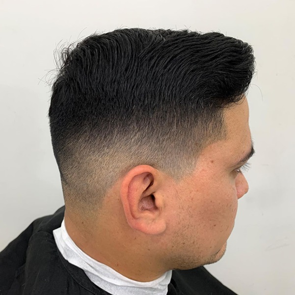 low fade hairstyle men
