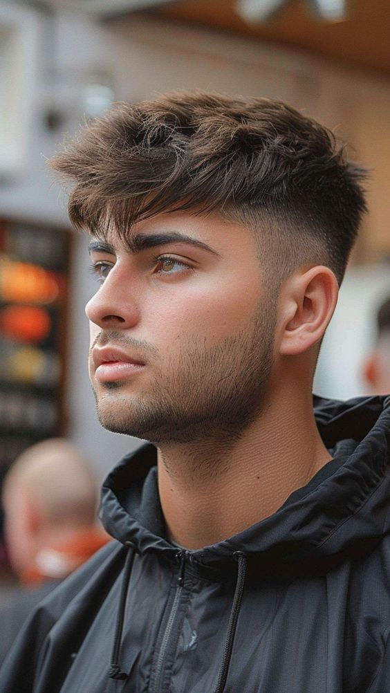 mid fade haircut