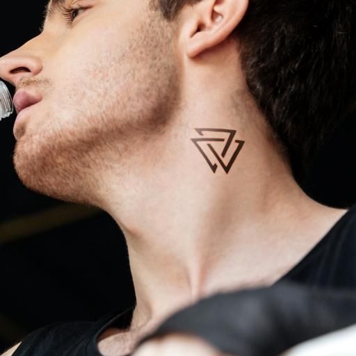 neck tattoo for men