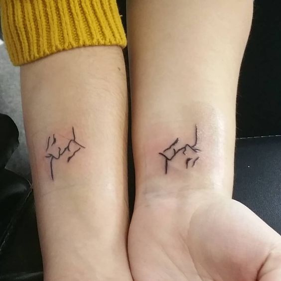 romantic couple tattoos