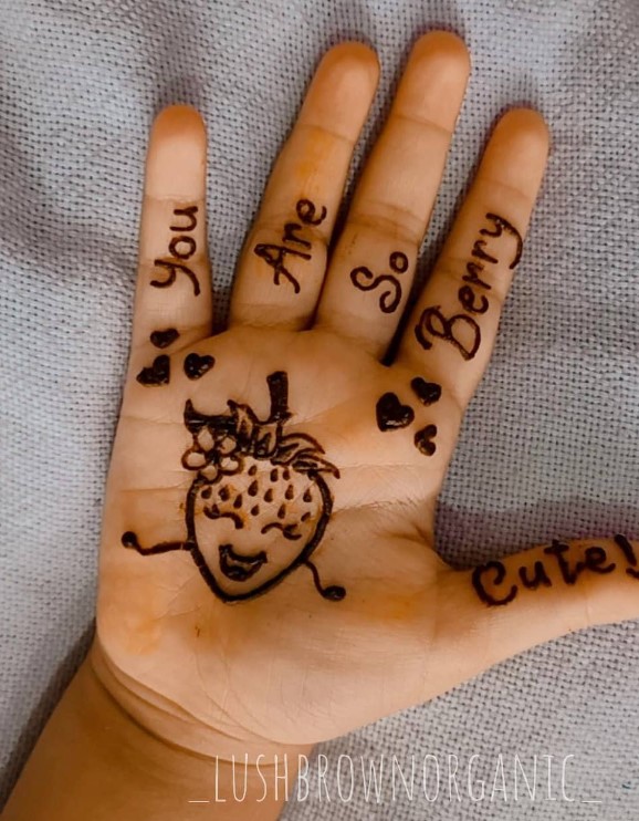simple mehndi designs for babies