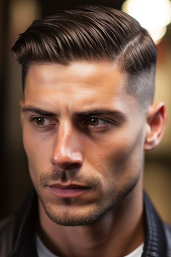 sleek men hairstyle
