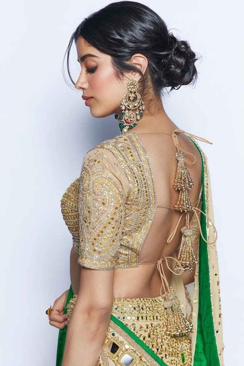 Embellished-backless-net-blouse-back-design