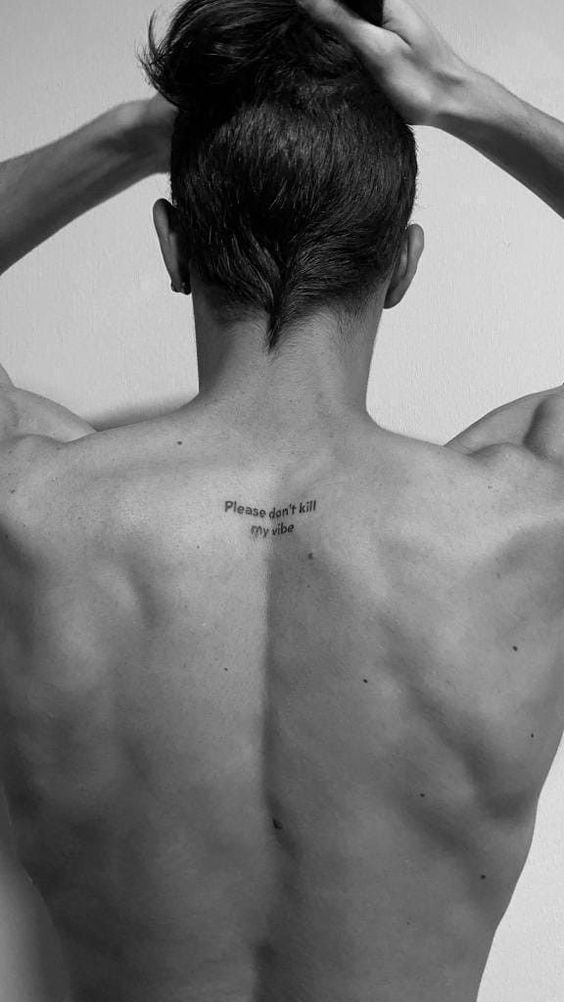 Lettering tattoo ideas for men