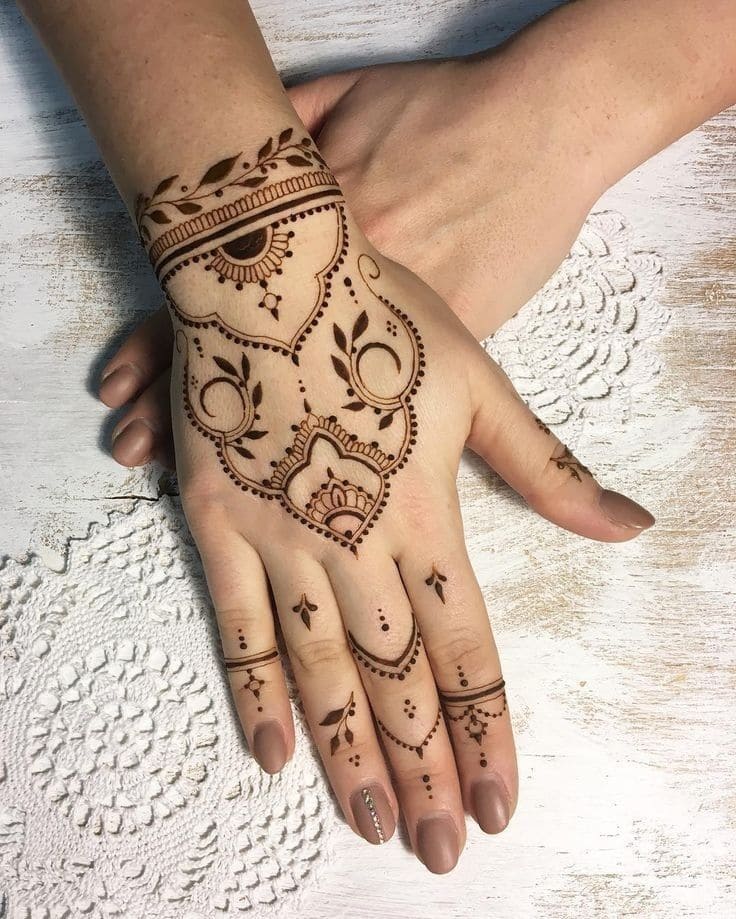 New Beautiful Stylish Mehndi design 
