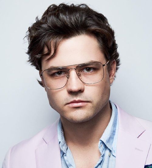Simple round face hairstyles men