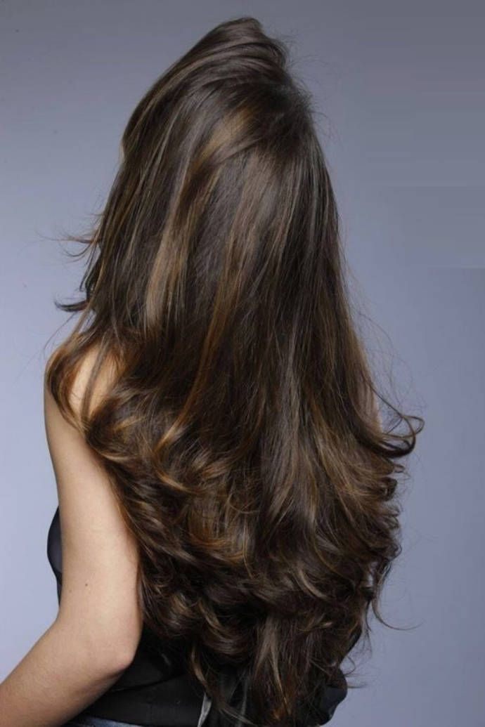 Step Cut Long hair