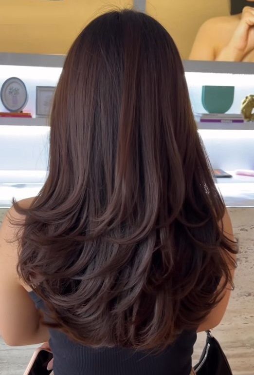 Step Cut Long hairstyles for women