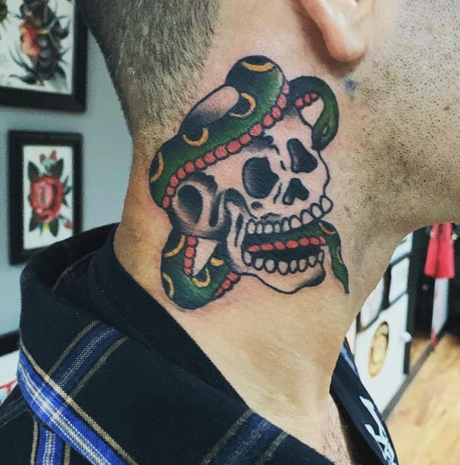 Unique neck tattoo ideas