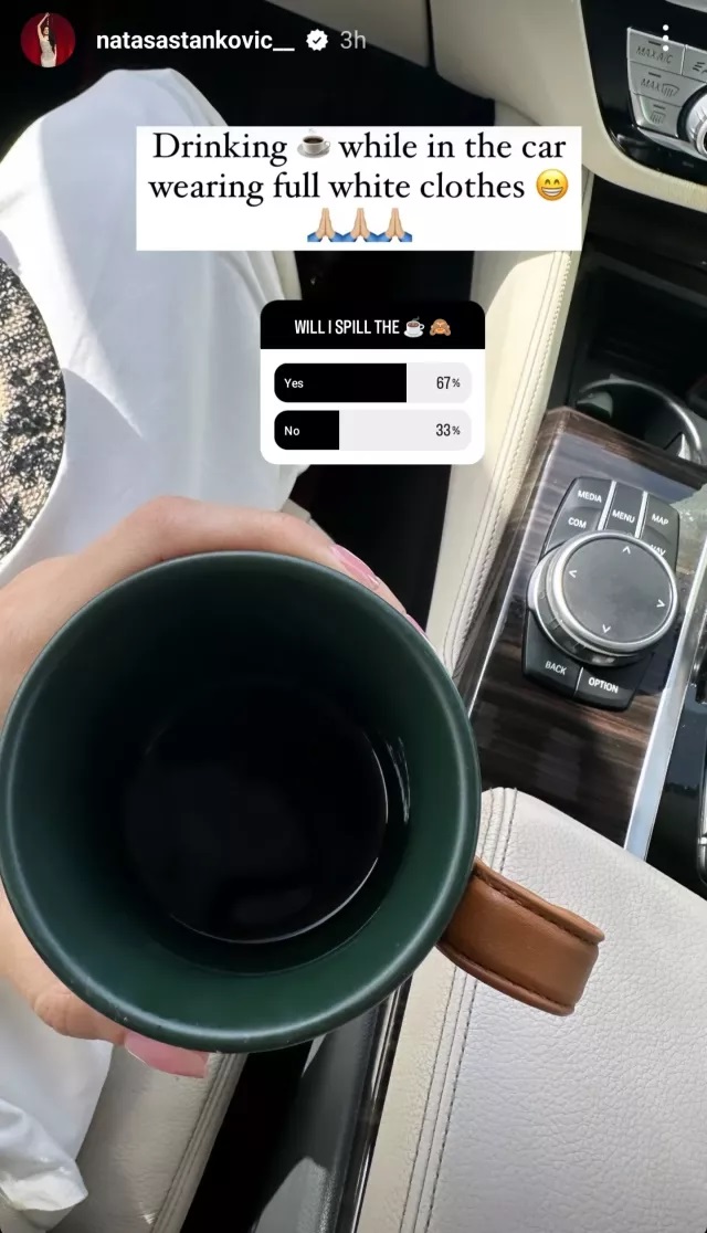 Will I spill the coffee