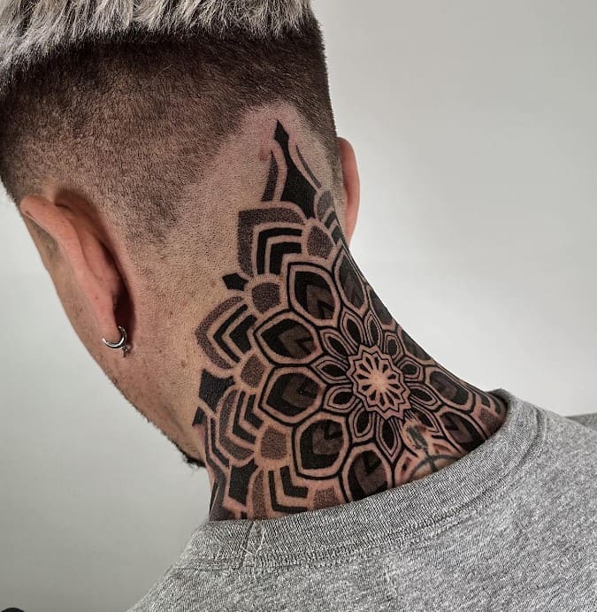 back neck tattoos
