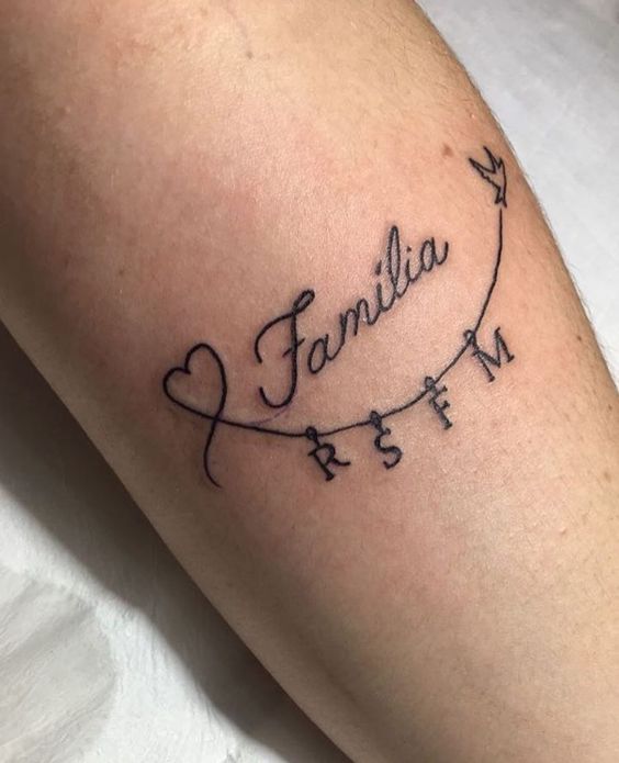 family name tattoos
