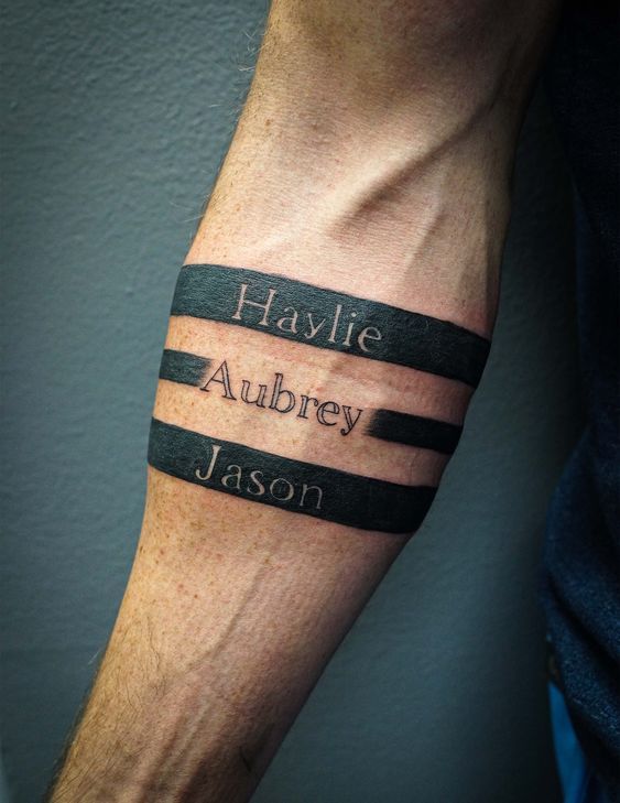 kids name tattoos