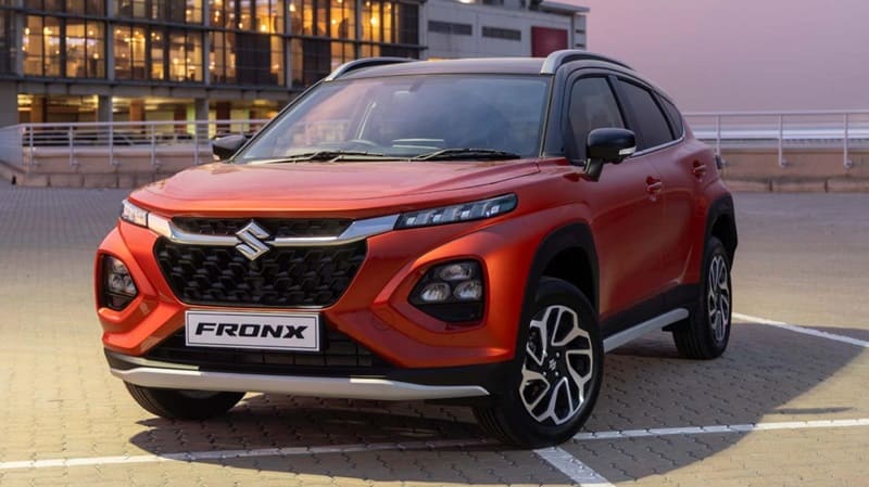 maruti suzuki fronx colors