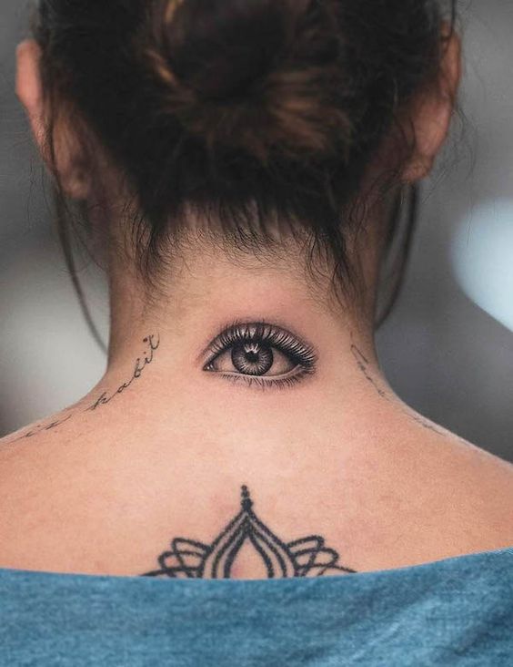 neck tattoos for women