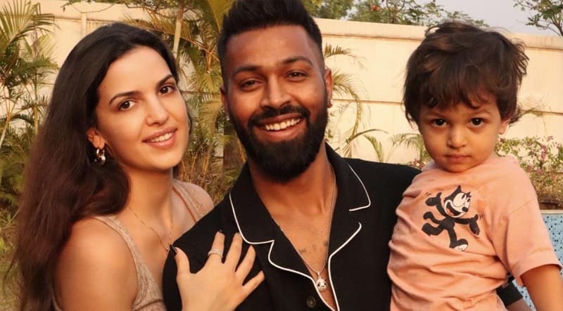 Natasa Stankovic Hardik Pandya son agastya