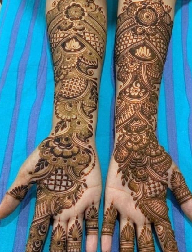 arabic mehndi art