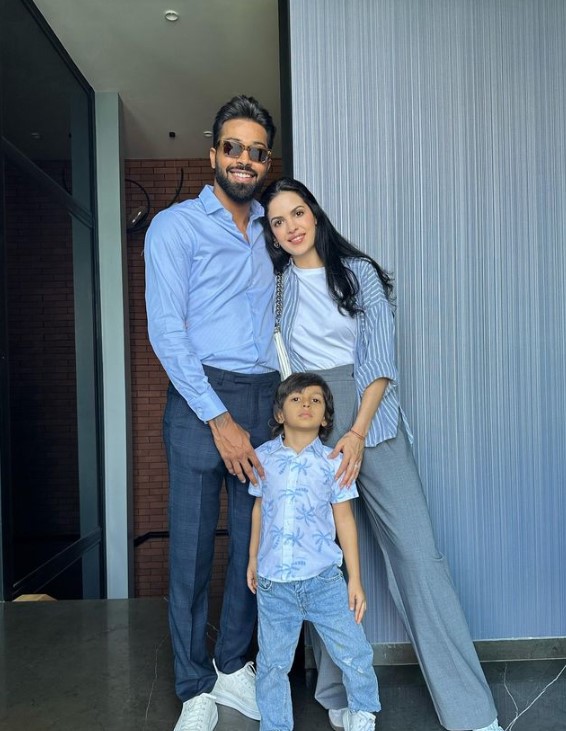 Hardik and natasa son