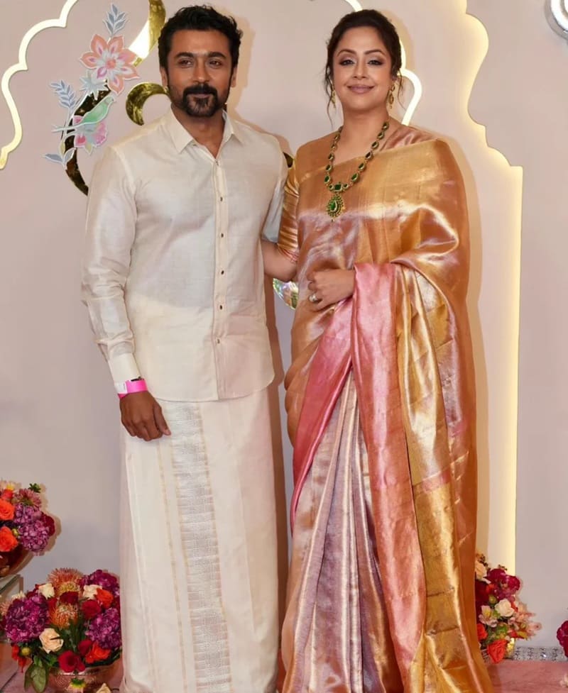 Surya and Jyotika at Ambani wedding