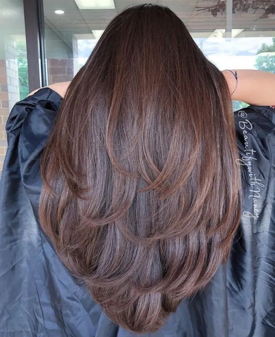 V step cut hairstyles for girls