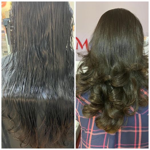 step cut before after
