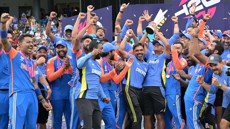 team india t20 world cup win 2024