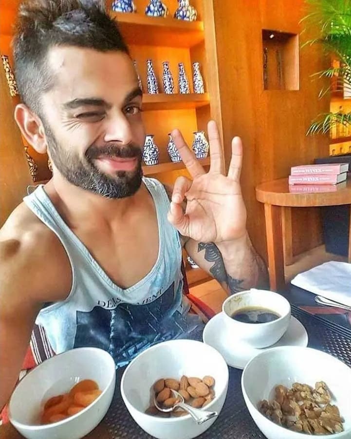 virat kohli adopting vegetarian diet