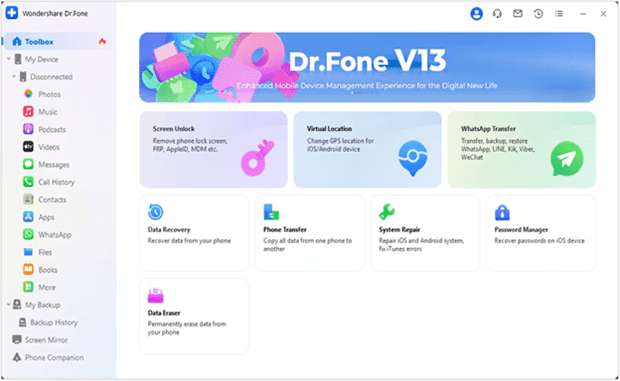 Install Dr.Fone