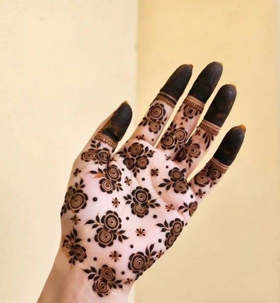 Scattered floral design