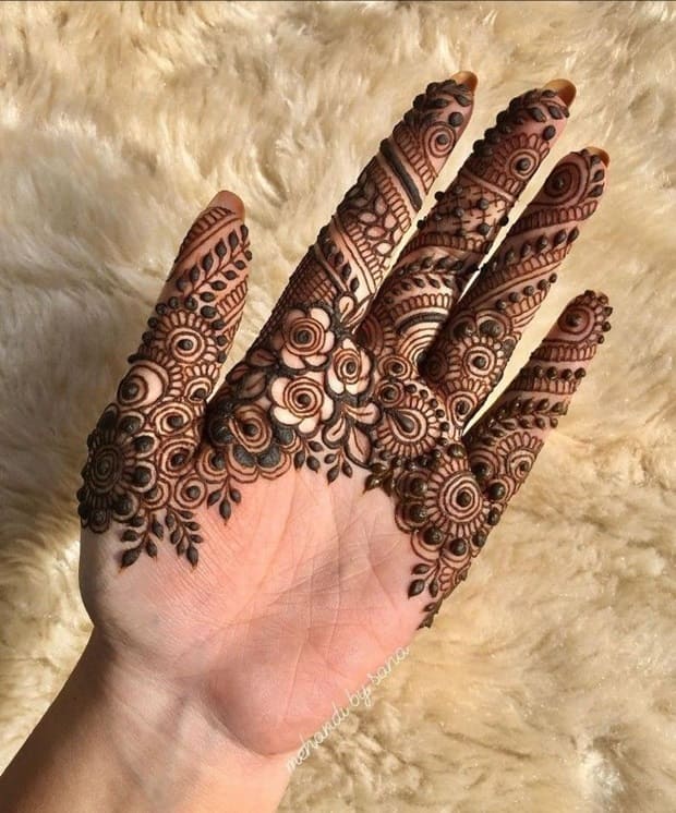 front hand mehndi design for rakhi (1)