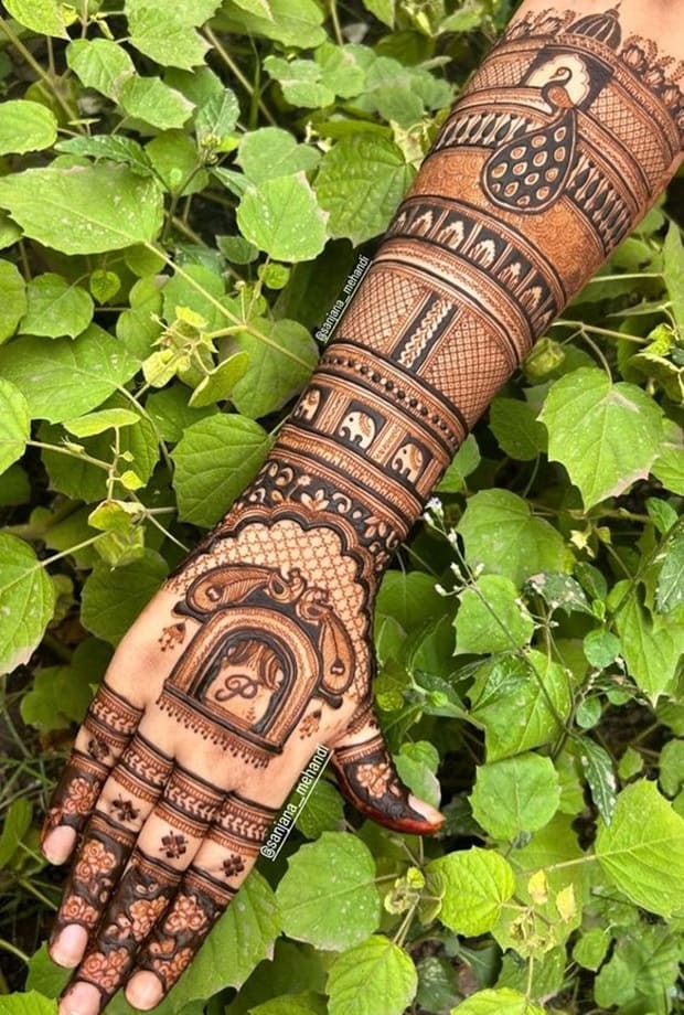 mehndi design for Rakhi 