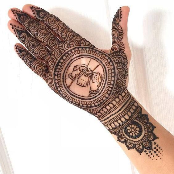 mehndi design for Raksha bandhan
