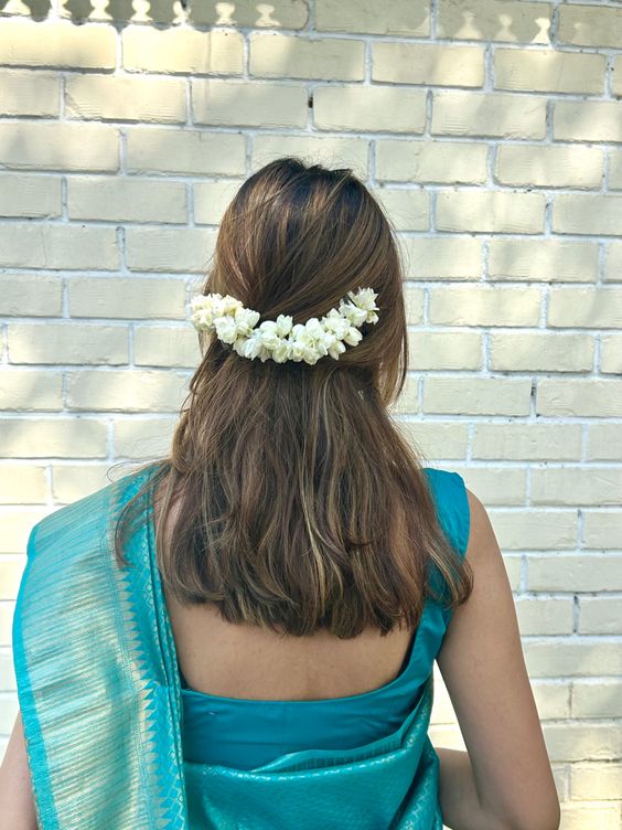 open hair hairstyle for wedding