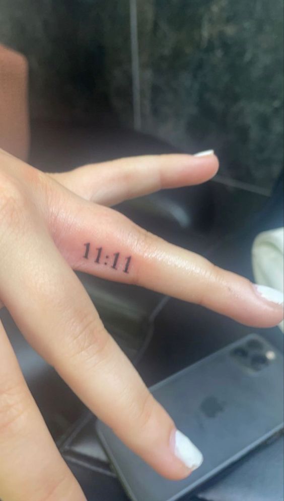 meaningful finger tattoos