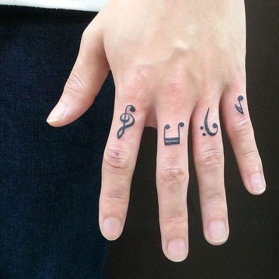 music tattoos