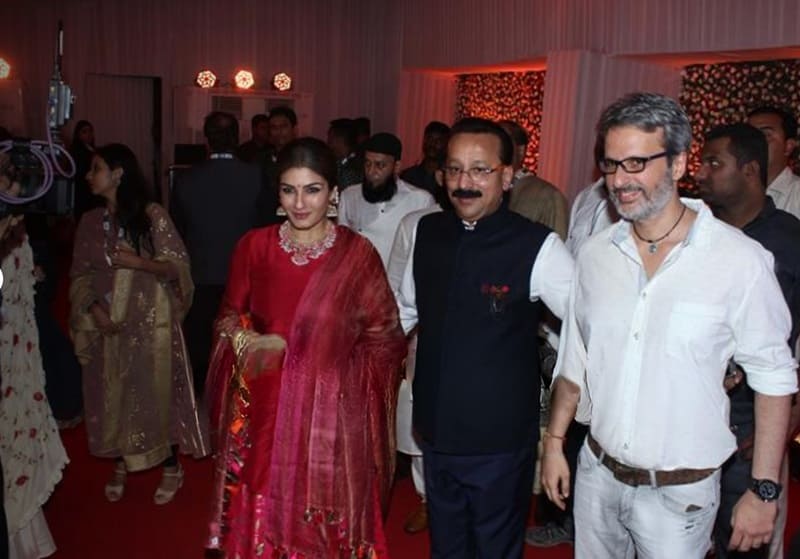 Baba Siddique Raveena Tandon