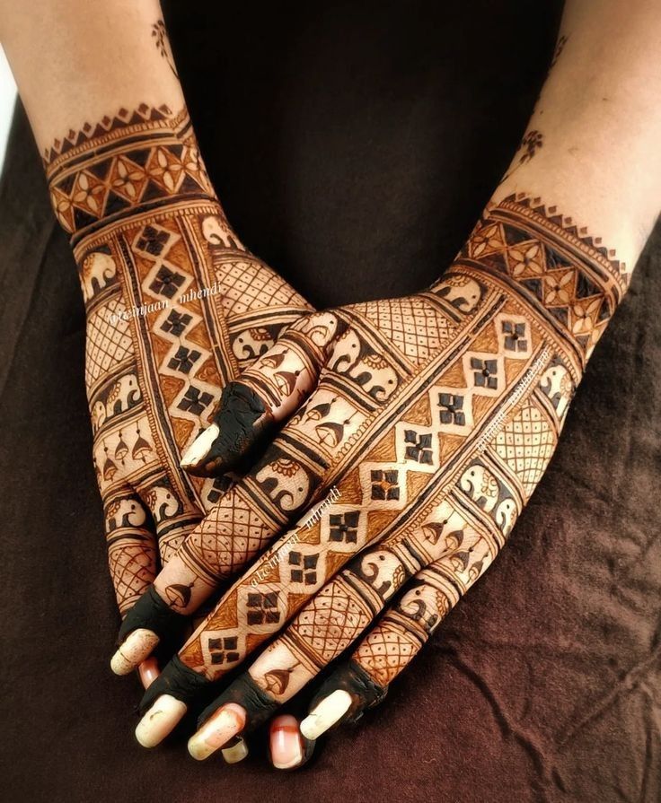 karva chauth mehndi designs
