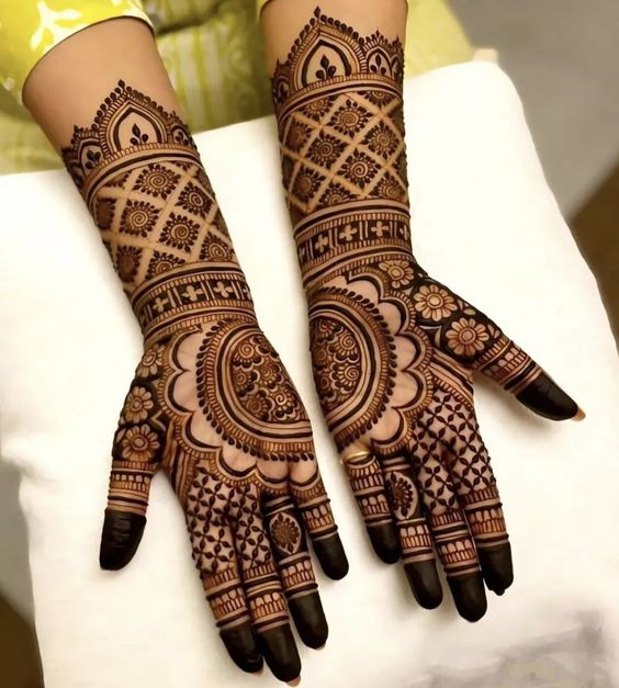 mehndi designs for karva chauth
