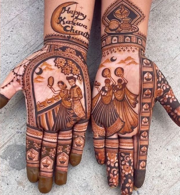 mehndi designs for karwa chauth (1)
