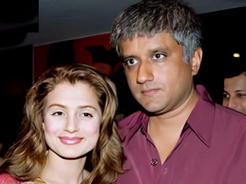 Ameesha Patel with Vikram Bhatt