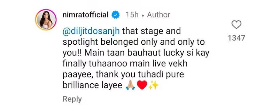 Diljit and nimrat conversation