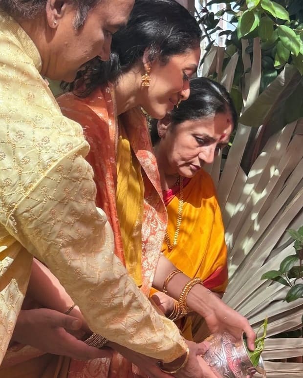 Haldi and Mangalasnanam Photo